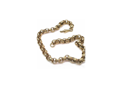 Gold Plated Mens Belcher Chain